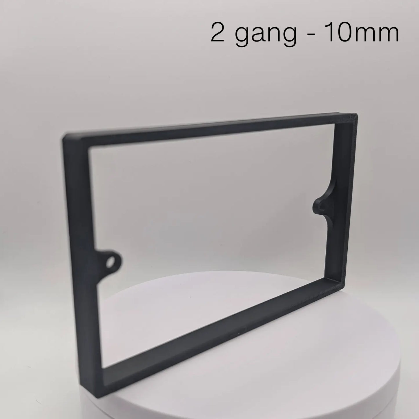 Black Socket Switch Spacer - 10,15 & 20mm - Single & Double - Back Box Extender - Alchemy Collectives