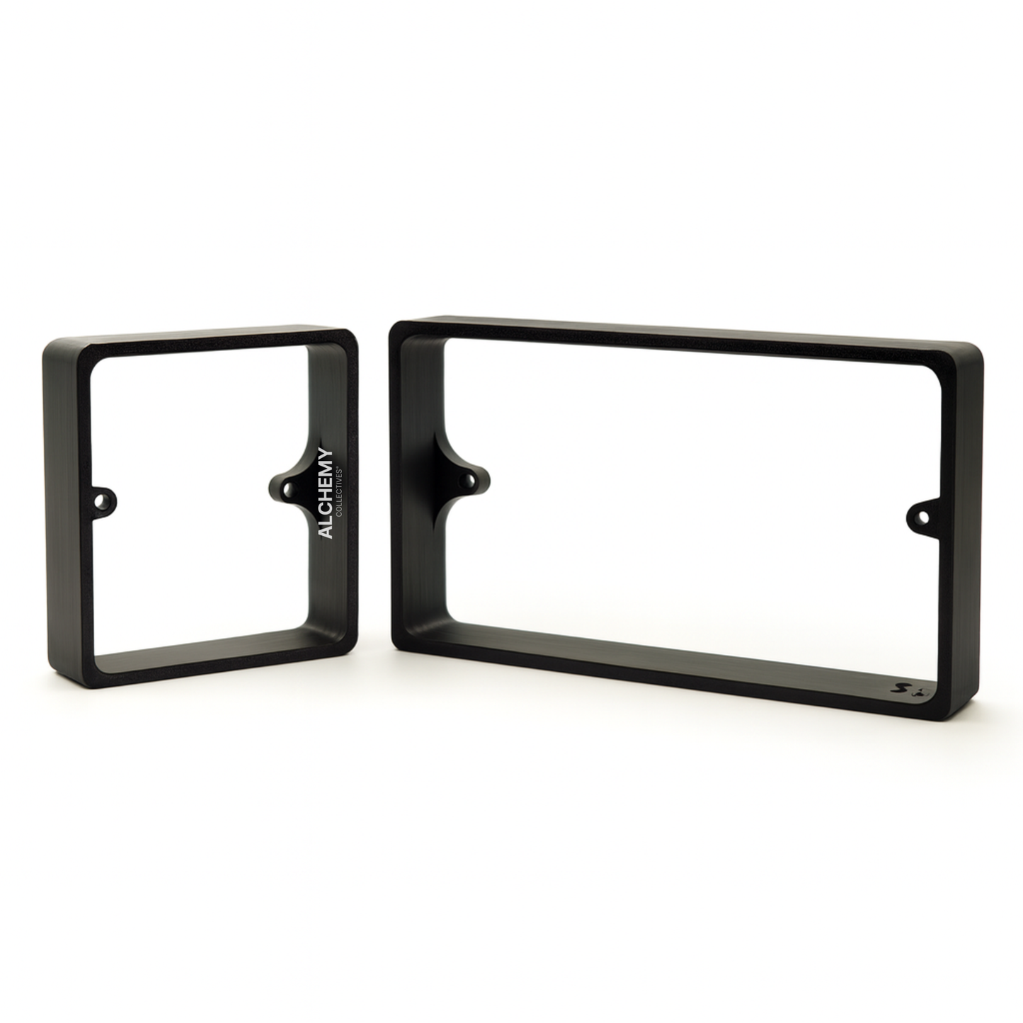 Black Socket Switch Spacers - 10mm, 15mm & 20mm - Single & Double