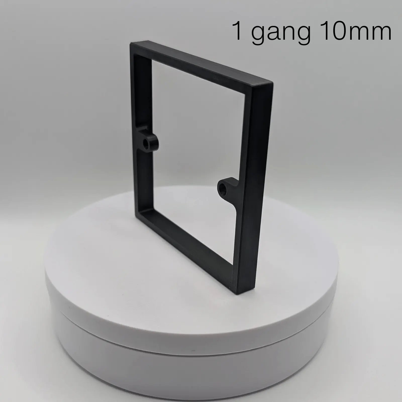 Black Socket Switch Spacer - 10,15 & 20mm - Single & Double - Back Box Extender - Alchemy Collectives