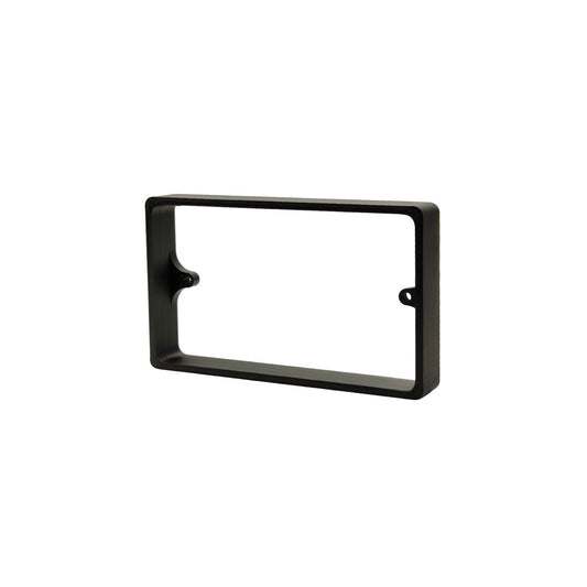 Black Socket Switch Spacers - 10mm, 15mm & 20mm - Single & Double
