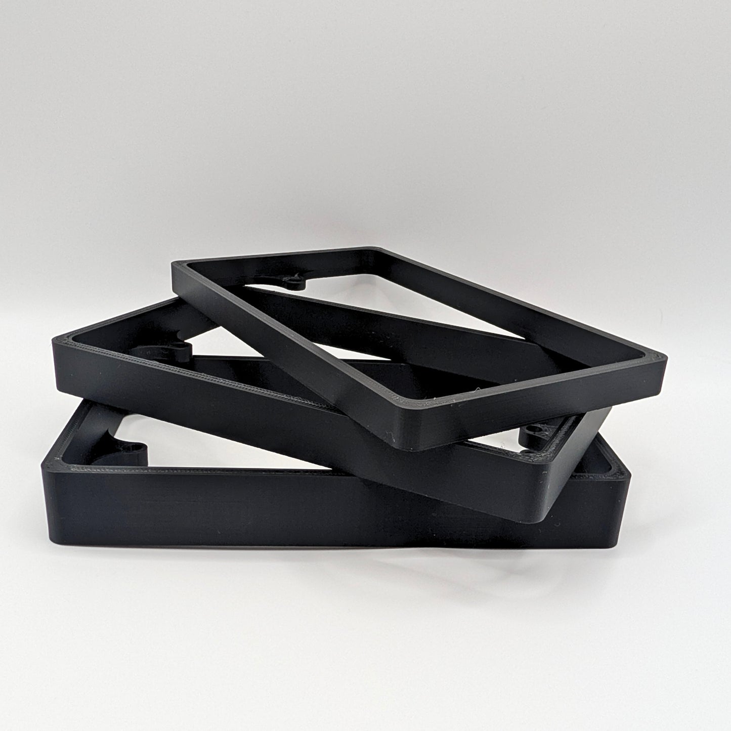 Black Socket Switch Spacers - 10mm, 15mm & 20mm - Single & Double