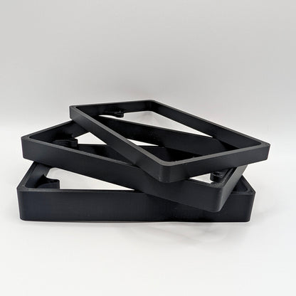 Black Socket Switch Spacers - 10mm, 15mm & 20mm - Single & Double