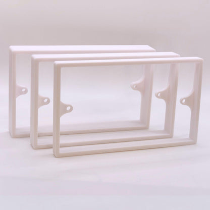 Double Socket Switch Spacer | 10mm, 15mm, 20mm