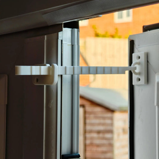 EasyBreeze Window & Door Restrictor Adjustable Airflow Control (White, Black, Grey - 3 Sizes) - Alchemy Collectives