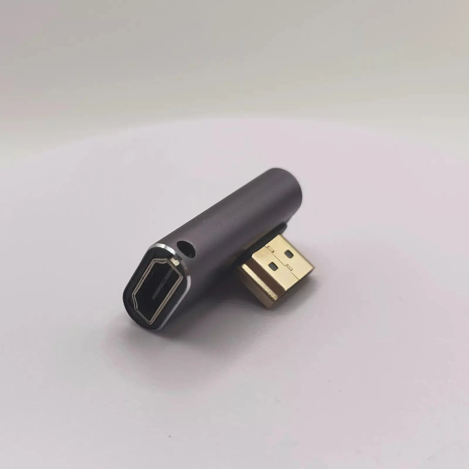 Right Angle HDMI 2.1 Adapter | 8K @60Hz | HDMI Male to Female 90° Slim Aluminium Connector - Alchemy Collectives