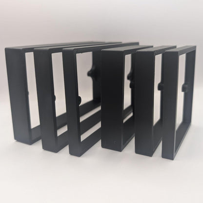 Black Socket Switch Spacers - 10mm, 15mm & 20mm - Single & Double – product_color , by Alchemy Collectives