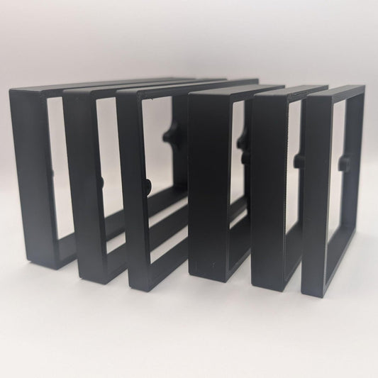 Black Socket Switch Spacers - 10mm, 15mm & 20mm - Single & Double – product_color , by Alchemy Collectives