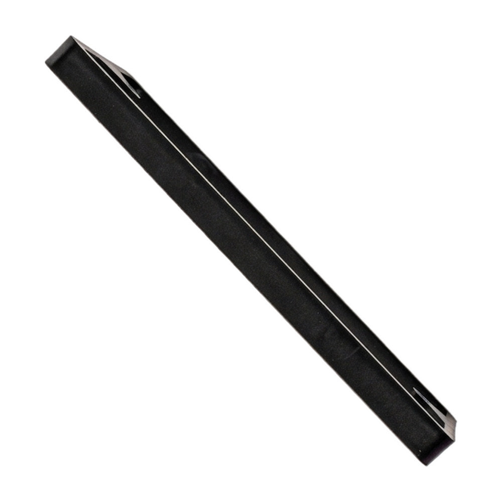 Alchemy Collectives 10mm black double socket spacer (2 gang back box extender), view from above