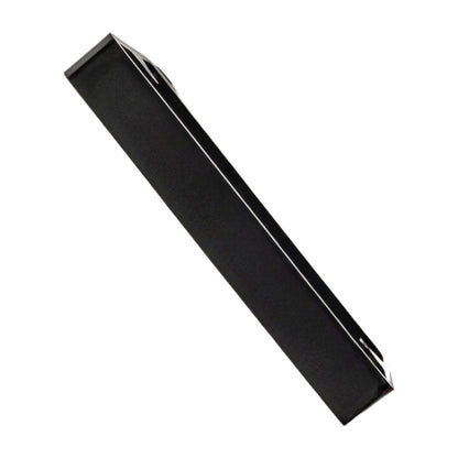 Alchemy Collectives 20mm black double socket spacer (2 gang back box extender), view from above