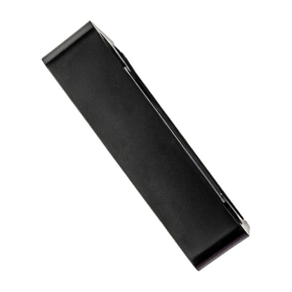 Alchemy Collectives 20mm black single socket spacer (1 gang back box extender), view from above